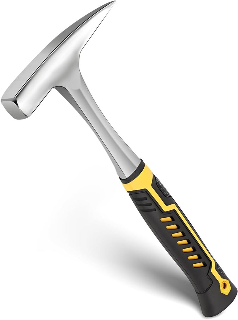 SLNIHAMS Tinner's Hammer, 18oz Sheet Metal Hammer Tools, Hvac Tool Tinners Hammer with Forged Steel Construction and Shock Reduction Grip, Sheet Metal Hammers, Welding and Chipping Hammer - Image 1